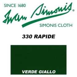 PANNO SIMONIS 330 RAPIDE 195 VERDE/GIALLO  COMPOSIZIONE: 90% lana - 10%  nylon
