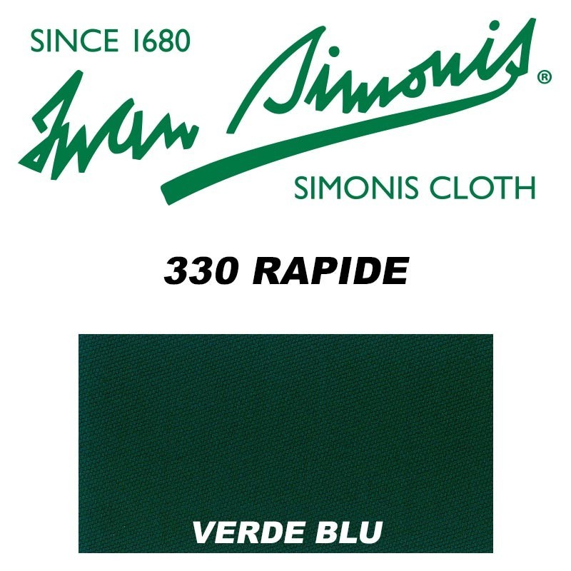 PANNO SIMONIS 330 RAPIDE 195 VERDE/BLU  COMPOSIZIONE: 90% lana - 10%  nylon