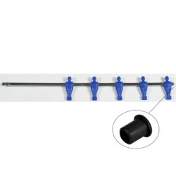 ASTA TELESCOPICA 5 OMETTI BLU ASSIST