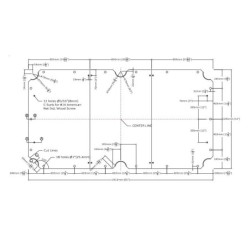 ARDESIA CON TELAIO 8' CONFORME A MISURE 'RASSON'
