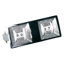 SEGNAPUNTI PER SPONDE  CROMATO 2 PZ