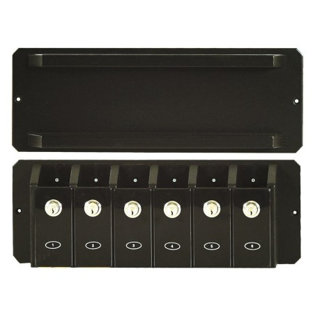 PORTASTECCHE ABS 6 POSTI CON SPORTELLO