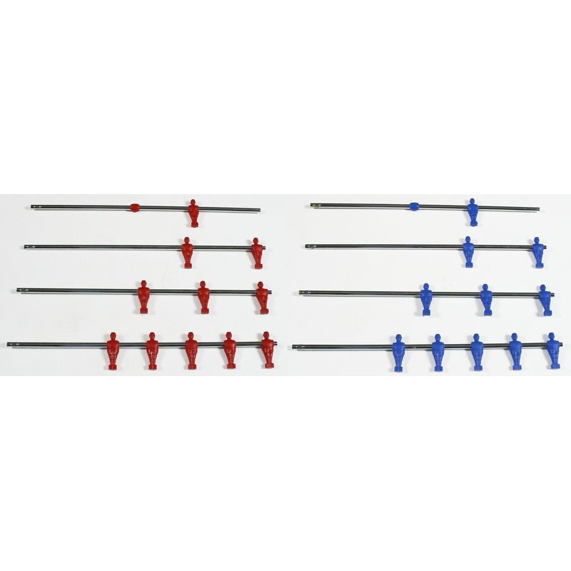 ASTE TELESCOPICHE SERIE BLU/ROSSO 18MM CLASSIC