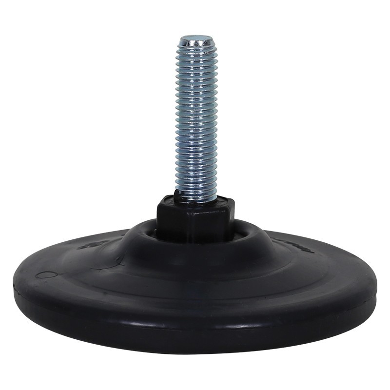 PIEDINO REGOLABILE IN GOMMA - diam.10 cm -12MA