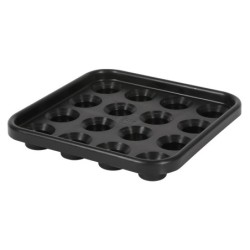 VASSOIO NIR PER 16 BILIE 57,2 mm