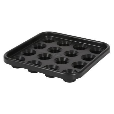 VASSOIO NIR PER 16 BILIE 57,2 mm