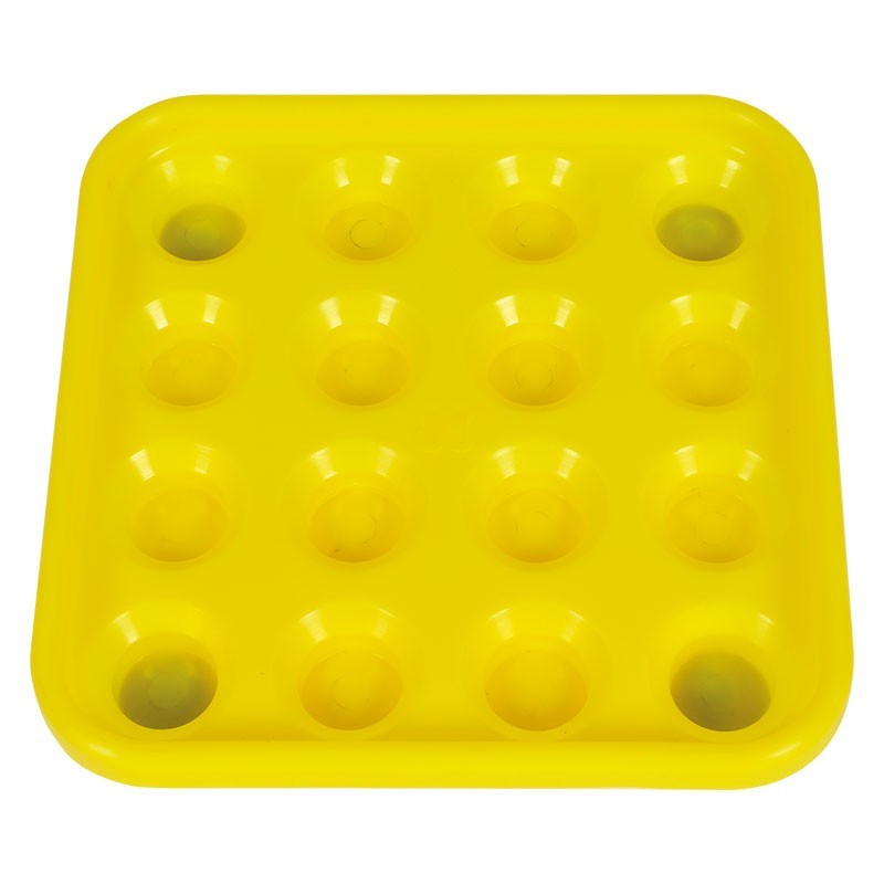 VASSOIO NIR PER 16 BILIE 57,2 mm COLORE GIALLO
