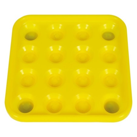 VASSOIO NIR PER 16 BILIE 57,2 mm COLORE GIALLO