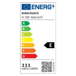 LAMPADARIO LONGONI COMPACT N-LED 250X31X6