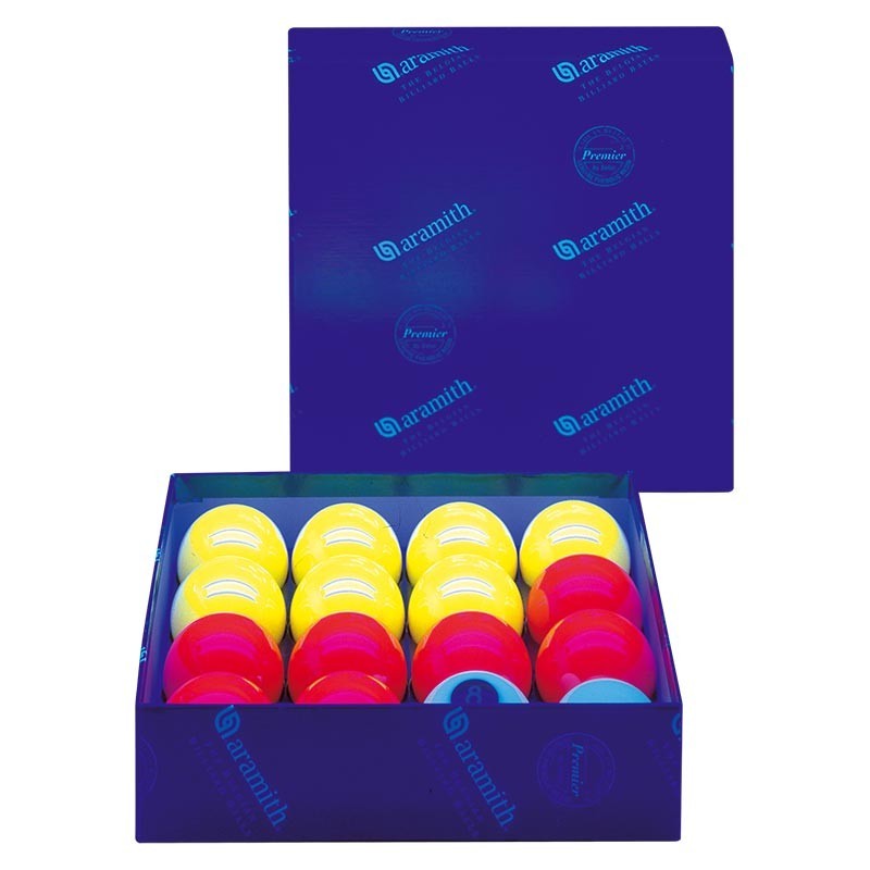 BILIE SET CASINO FLUORESCENTI 57,2 mm - PALLINO 60,3 mm