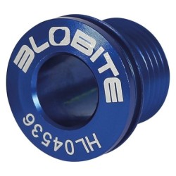 SUPPORTO ALLUMINIO 3LOBITE SLIM BLU PER PROLUNGA COMPRESO PARACOLPO IN SILICONE CON LOGO INCASSATO