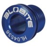 SUPPORTO ALLUMINIO 3LOBITE SLIM BLU PER PROLUNGA COMPRESO PARACOLPO IN SILICONE CON LOGO INCASSATO