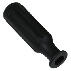 MANOPOLA IN GOMMA NERA 0 18 mm