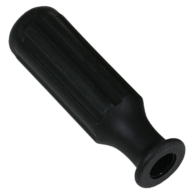 MANOPOLA IN GOMMA NERA 0 18 mm