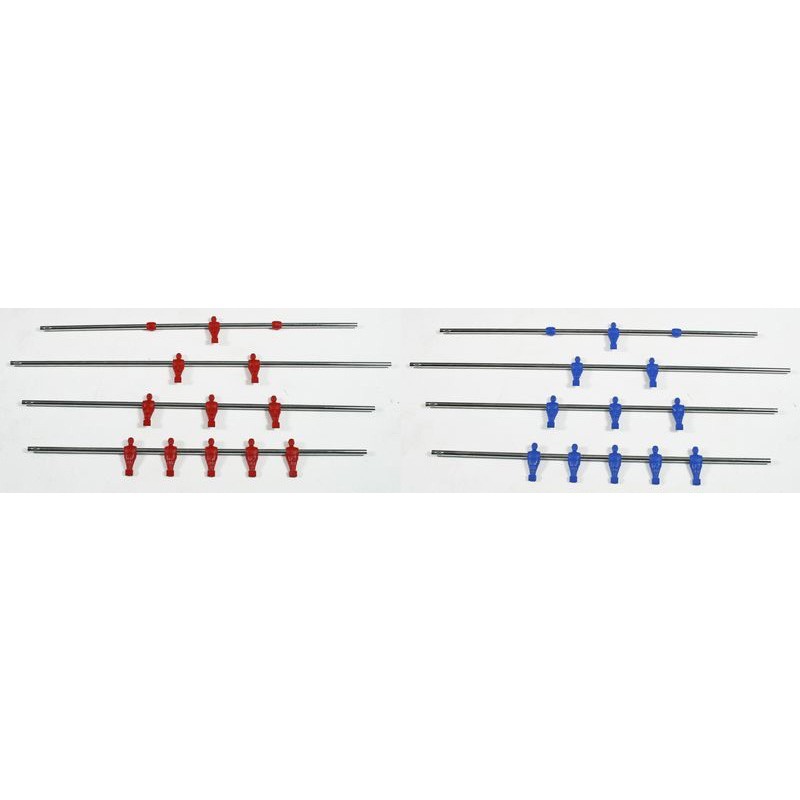 ASTE PASSANTI SERIE ROSSO/BLU 18MM ASSIST