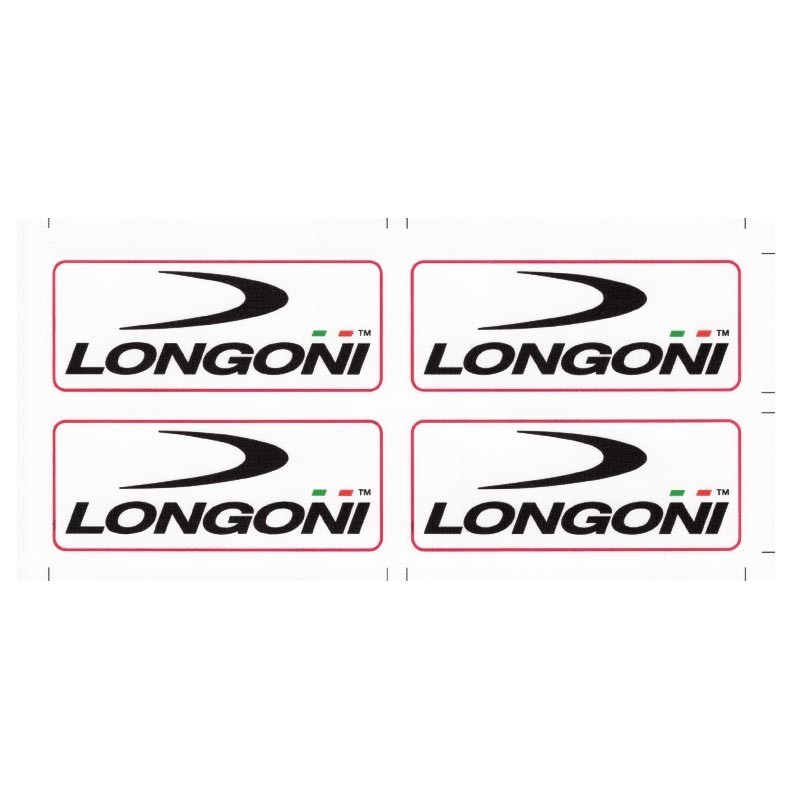 FOGLIO PATCH RASO 'LONGONI' BIANCO 8,50x3,5 cm.