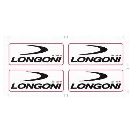 FOGLIO PATCH RASO 'LONGONI' BIANCO 8,50x3,5 cm.