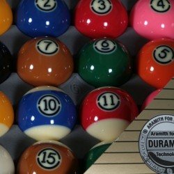 BILIE SET POOL TOURNAMENT TV 'DURAMITH' PRO-CUP SET 57,2 mm