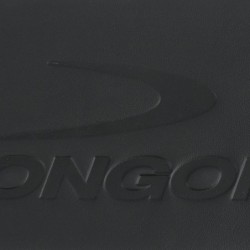 TAGLIO PELLE 'AUTO' LISCIA NERA CON LOGO LONGONI 11,3 cm X 35 cm