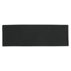 TAGLIO PELLE 'ELK' NERA  ANONIMA 11,3 cm X 35 cm