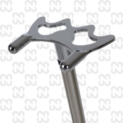 STECCA BRIDGE ALLUMINIO CON STELLA BRIDGE CROMATA