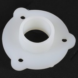 BOCCOLA BIANCA IN POLIAMMIDE mm. 16