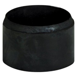 PIEDINO ROTONDO PER CALCETTO IN GOMMA - diam. 8cm / h 5cm