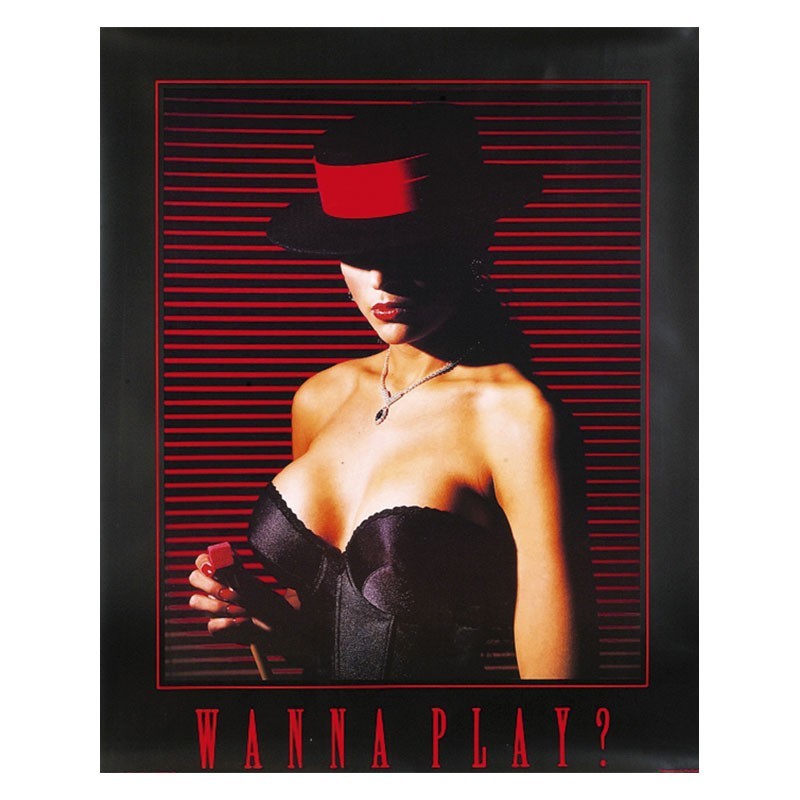 POSTER WANNA PLAY cm. 78X62