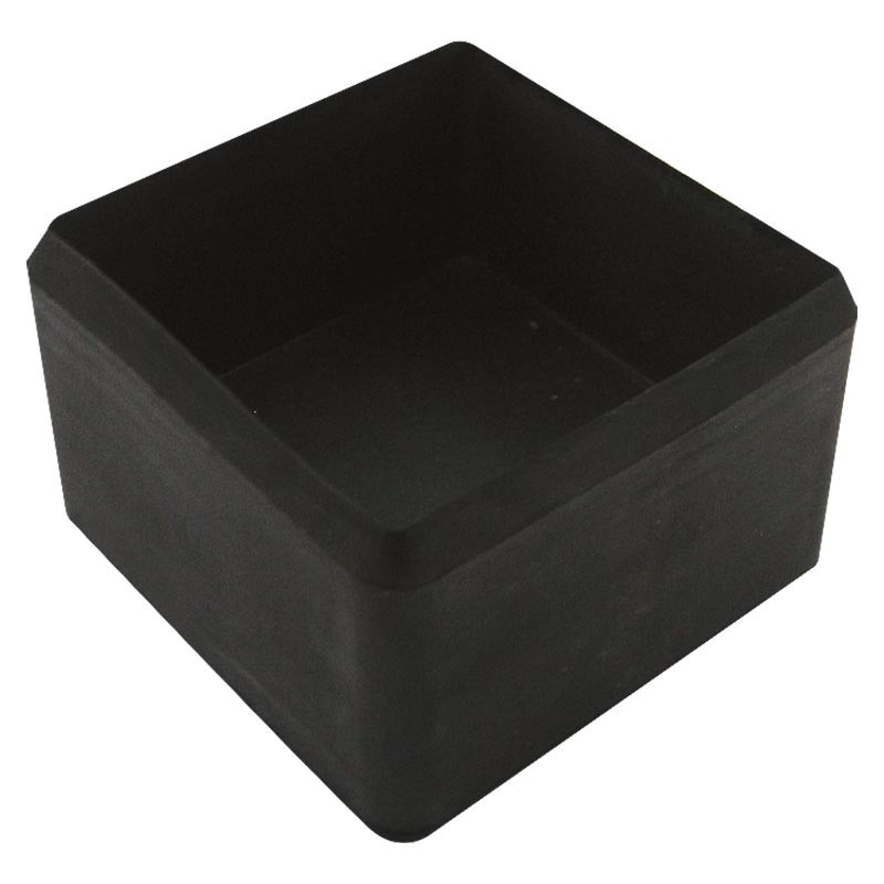 PIEDINO QUADRATO GOMMA 8cm X 8cm X 5cm