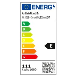 LAMPADARIO LONGONI COMPACT N-LED 250X31X6 SMART