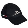 CAPPELLINO LONGONI NERO CON TRICOLORE