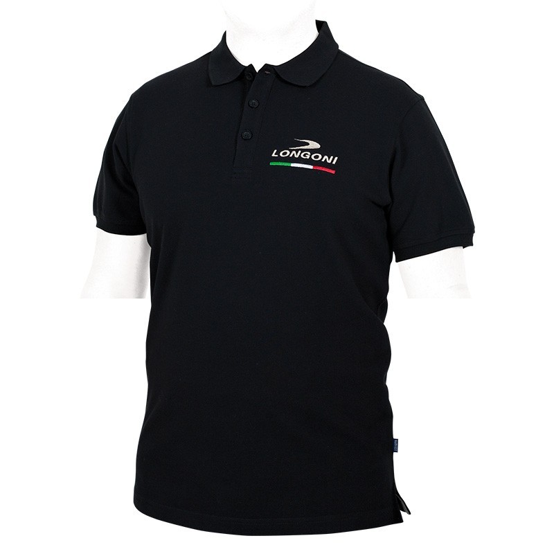 POLO LONGONI NERA TAGLIA S SLIM FIT (SCIANCRATE PER DONNA)