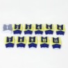 MAGLIE CALCIOBALILLA GIALLOBLU SET