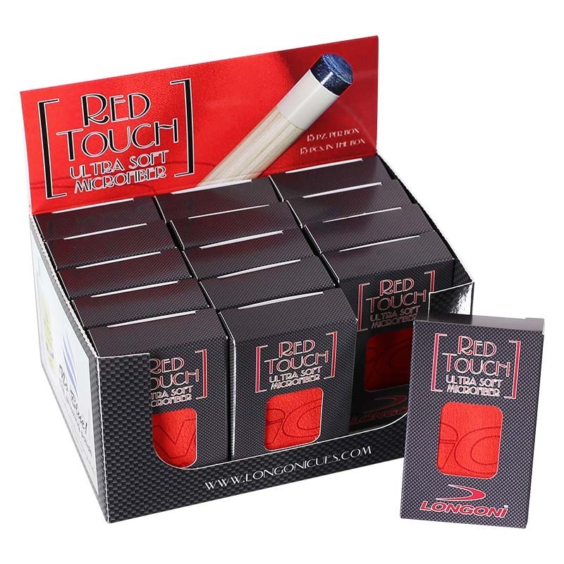 PANNO LONGONI RED TOUCH ULTRA SOFT MICROFIBER BOX 15 PZ