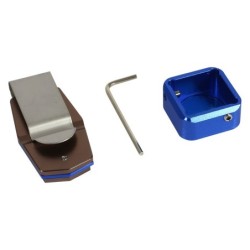 PORTAGESSO VAULA TN MARRONE/AZZURRO