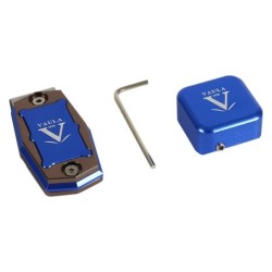 PORTAGESSO VAULA TN MARRONE/AZZURRO