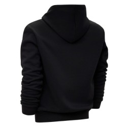 FELPA CON CAPPUCCIO PREDATOR NERA LOGO PREDATOR GIALLO TAGLIA M