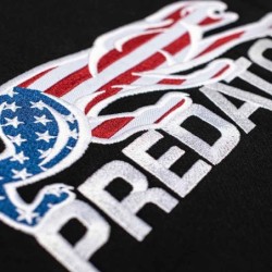 FELPA CON CAPPUCCIO PREDATOR NERA LOGO PREDATOR USA TAGLIA M