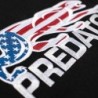 FELPA CON CAPPUCCIO PREDATOR NERA LOGO PREDATOR USA TAGLIA M