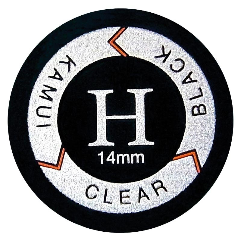 CUOIO KAMUI CLEAR NERO HARD 14 -LAMINATO - ORIGINALE