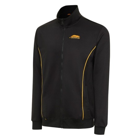 FELPA PREDATOR CON CERNIERA NERA E LOGO GIALLO L