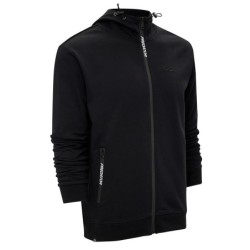 FELPA PREDATOR CON CERNIERA NERA E LOGO NERO M