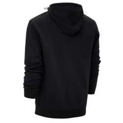 FELPA PREDATOR CON CERNIERA NERA E LOGO NERO L