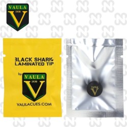 CUOIO VAULA MULTISTRATO BLACK SHARK NERO TOP 14MM HARD - BOX 50