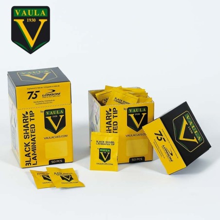 CUOIO VAULA MULTISTRATO BLACK SHARK NERO TOP 14MM SOFT - BOX 50