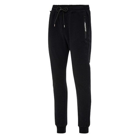 PANTALONE TUTA PREDATOR NERO LOGO NERO M