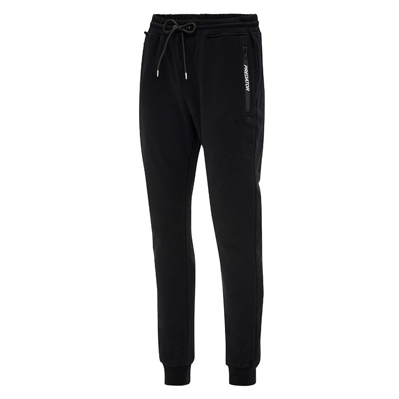 PANTALONE TUTA PREDATOR NERO LOGO NERO L