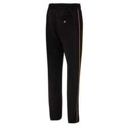 PANTALONE TUTA PREDATOR NERO LOGO GIALLO M