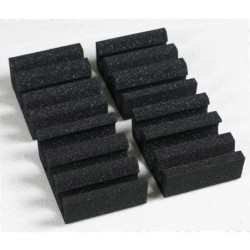 SPUGNE PER INTERNO VALIGETTA LONGONI 2C/4P SERIE LUSSO - SET COMPLETO