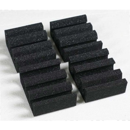 SPUGNE PER INTERNO VALIGETTA LONGONI 2C/4P SERIE LUSSO - SET COMPLETO